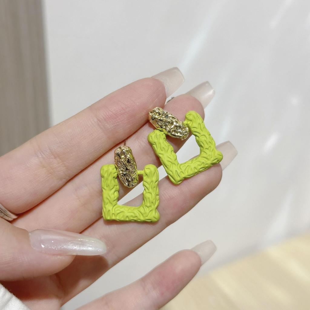 Elegant Floral Bow Earrings - High-End French Design for Women