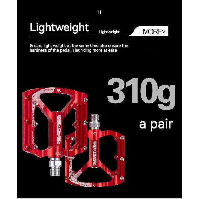 ENLEE Fahrradpedal Einteilige CNC-Aluminiumlegierung Ultraleicht Versiegelte Du-Lager BMX Mtb Fahrradpedale Zubehör