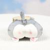 Adorable Animal Butt Keychain Plush Toy Doll Cute Peachy Bottom For Backpack