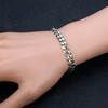 Newest 316L Stainless Steel Bracelet Men Wholelsale Wristband 7mm Gold Color Male Hand Chain Link Bracelet Hip Hop Jewelry Gift