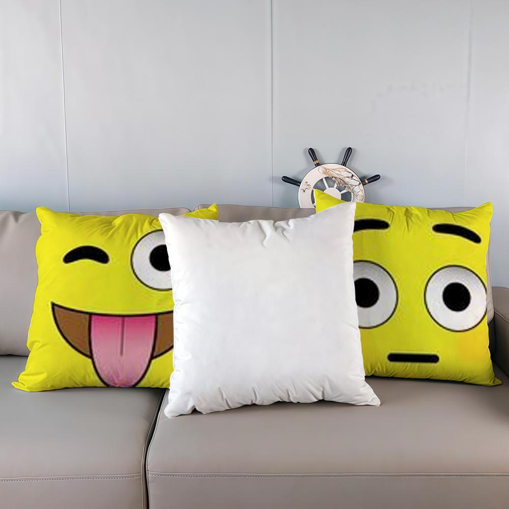 Pillow Case luxurious home office, sofa decorative Multi sized car seat cushions, pillowcases Emoji Personalized