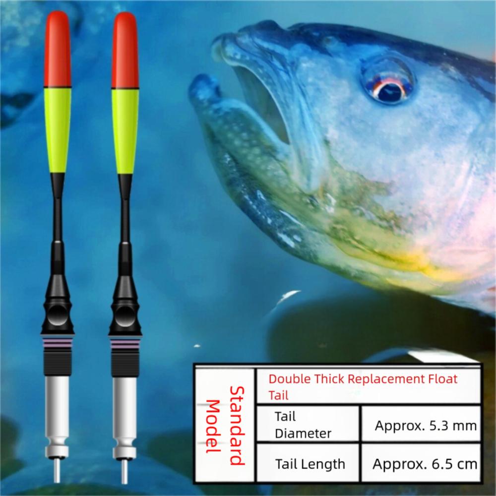 2pcs Ultra Sensitive Luminous Float Luminous Fishing Buoy Night Fishing Floa  Night Fishing