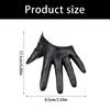 Half Hand Gloves Backless Detailing Lightweight Faux Leather Enhances Outfits For Photography Or Commuting