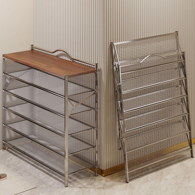 Foldable Shoe Rack Multilayer Shoe Rack Organizer Vertical Space Saving Shoes Storage Organization Living Room Furniture Shelf