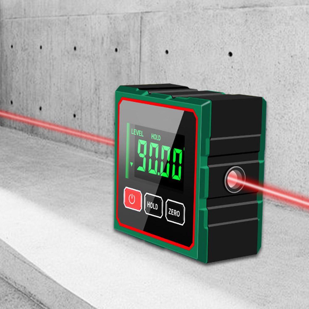 Magnetic Digital Angle Finder 360° LCD Electronic Protractor Inclinometer Magnetic Base Bevel Protractor Tilt Measuring Tool