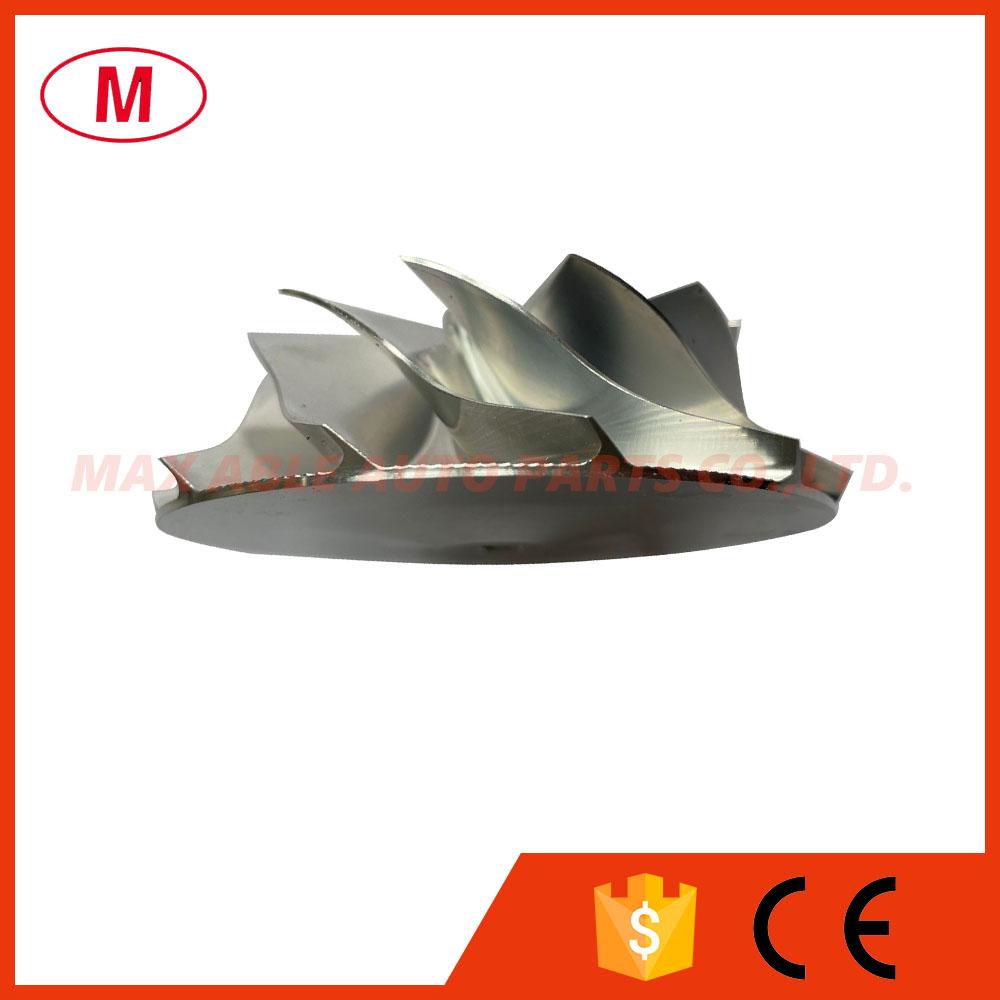TD04HL 53.50/70.00mm 11+0 Blades Performance Turbo Billet Compressor Wheel /Aluminum 2618/Milling for Turbocharger Cartridge