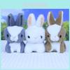 Adorable Plush Bunny Toy Cute Rabbit Keychain Small Stuffed Animal Gift Wholesale