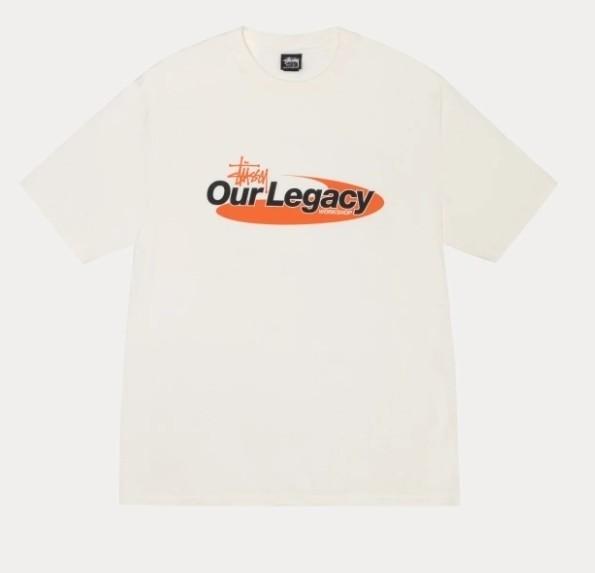 Stussy Our Legacy Work Shop Swirl Tee Pigment Dyed Natural L