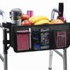 Walker Basket Bag with Cup Holder for Folding Walker, Foldable Storage Bag