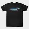 Men Black Print T-shirt Retro Stripes If You Had Wings No-Cut Transfer Paper Print Cotton Tshirt