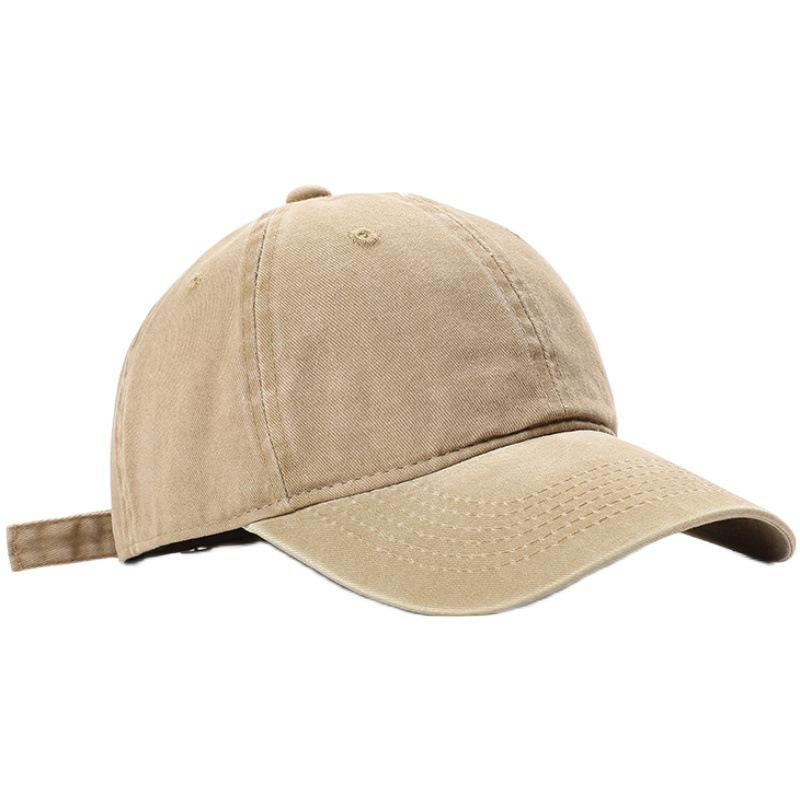 Hat Women'S Cap Soft Top Versatile Washed Solid Color Baseball Cap Casual Men'S Denim Hat