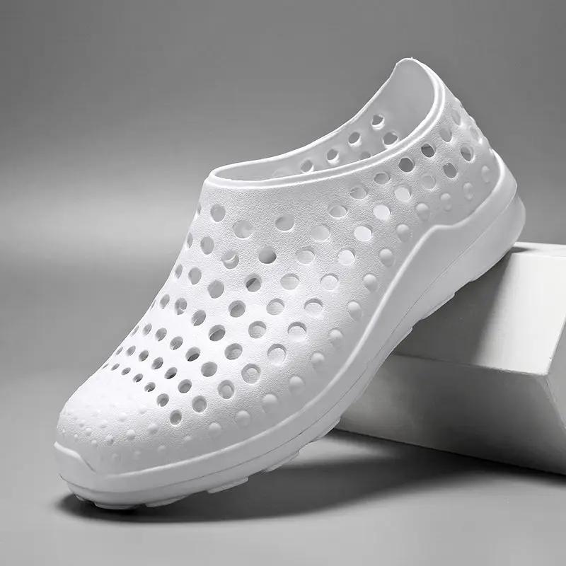 

Fashion Beach Man Sandals Closed Toe Hole Casual Open Buy New Arrival Wholesale Barefoot Daily Use on Offer Luxury 2025 H Shoes for Men 45