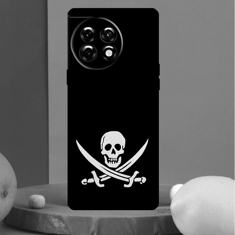 Pirate Skull Cover For OnePlus 13 13R 12 12R 11 10 Pro 8T 10T OnePlus Nord CE 3 2 4 Lite N30 N20 N10 Case