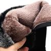Autumn and Winter New Snow Boots Women's Warm Thickened Fleece Medium Tube Thick Bottom Fleece