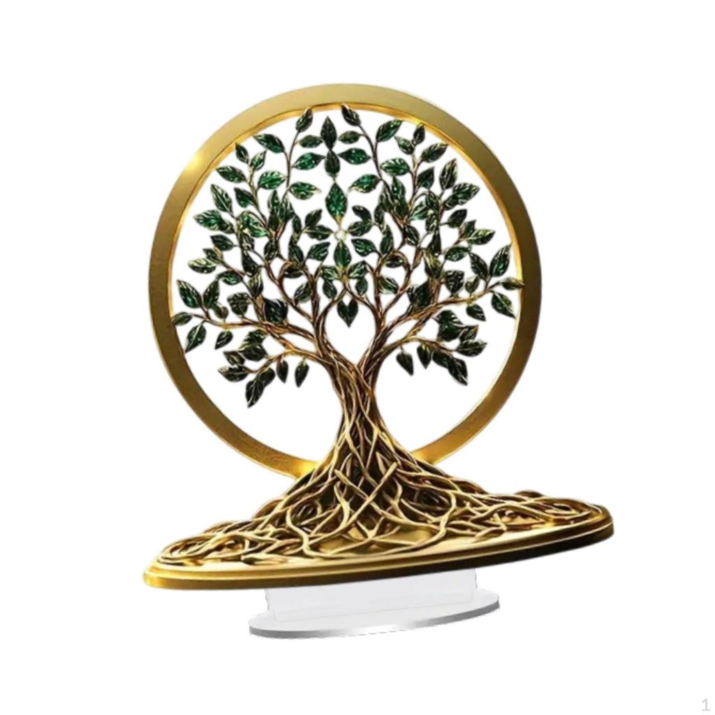 Acrylic Sign Decorative Plaque 2D Artwork Centerpiece Tabletop Decoration Desktop Ornament for