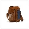 Men's Genuine Leather Crossbody Shoulder Bag - Top Layer Cowhide, Classic Style, High-End Casual Commuter Bag