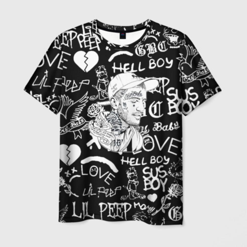 Summer Men's T-shirt Graffiti Art Printed T-shirt Men Women Hip Hop Trend Cool Tee Street Short Sleeve O-Neck Y2k Top