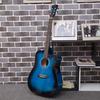 Bright Matte 41-Inch Folk Guitar - Perfect for Beginners