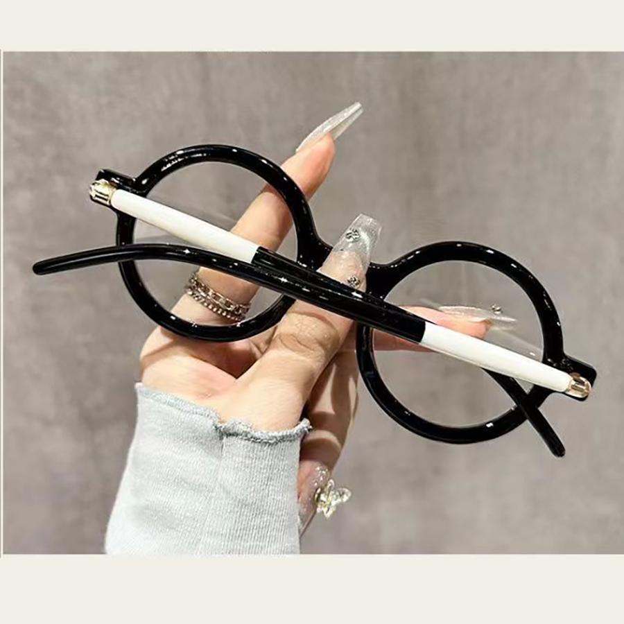 Runde Blaulichtfilter Lesebrille Damen Herren Mode Vintage Brille Alterssichtigkeit Weitsichtigkeit Damen Lesebrille +1.0 +1.5