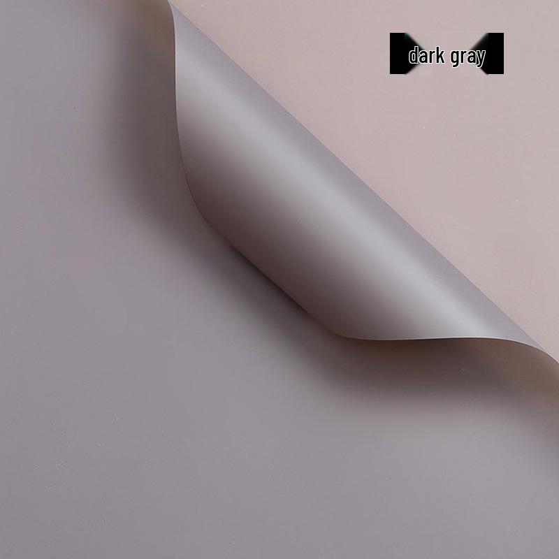 Translucent Waterproof Matte Paper for Florist Bouquets - Korean Solid Color Flower Packaging