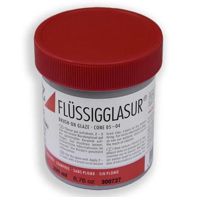 Glasur für Ton - grün - 200 ml - Glasur für Steingut - Brennbereich 1020-1060°C