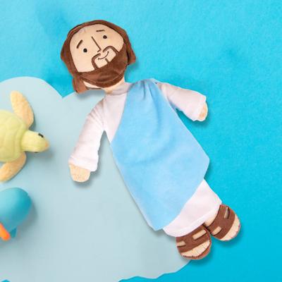 30cm Jesus/Maria Plush Doll PP Cotton Soft Accompany Sleep Pillow Cute