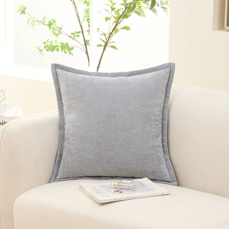 Simple Solid Color Pillow Cover Suitable For Daily Living Room Decoration Sofa