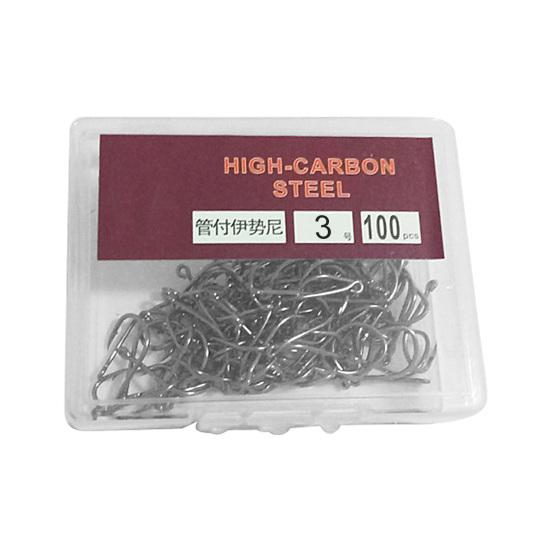 1 Box Wide Crank Verschiedener Stahl Praktisch J-Haken Carbon Spezifikationen Angeln Scharf Widerhaken Angeln