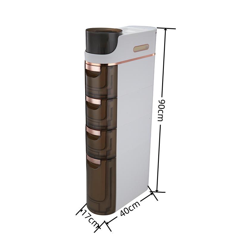 Multi-Room Narrow Gap Storage Rack for Bathroom, Kitchen, and Bedroom