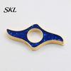 Eye-catching Glitter Bookmark Book Page Holder, Thumb Ring Holder for Reading, Smooth Edge Metal Opener Reading Accessory Students Readers
