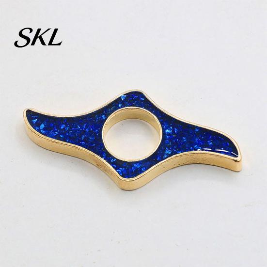 Eye-catching Glitter Bookmark Book Page Holder, Thumb Ring Holder for Reading, Smooth Edge Metal Opener Reading Accessory Students Readers