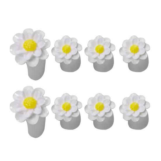 

8шт цветок круглый сердце силиконовые разделители пальцев разделитель прокладки инструмент для дизайна ногтей