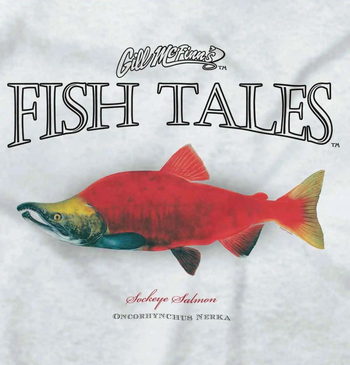 Alaska Sockeye Salmon Fishing Fisherman Anglers Gift TShirt 100 Cotton ONeck Short Sleeve Casual Mens Tshirt Size S3XL S