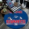 Custom Name,NY pattern round rug,Carpet Rug for Living Room Bedroom Playroom ,Non-slip Floor Mat,Holiday Gifts and Birthday Gifts.