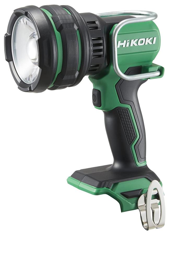 HiKOKI Waterproof Function Flashing Function 18V Rechargeable Spotlight 2 Mode Switching Up To 1050lm Batteries and Charger Sold Separately UB18DH