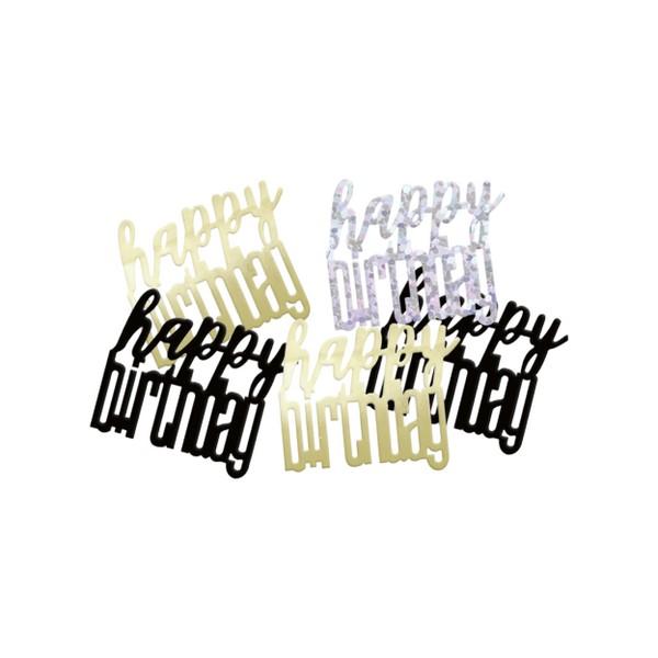Unique Party Foil Glitz Birthday Confetti