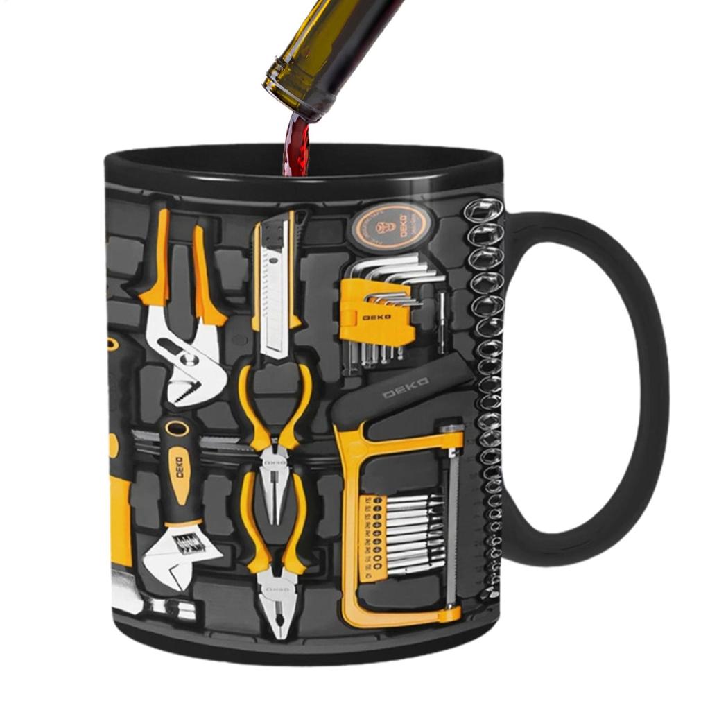 Mechanic Toolbox Set Mug Funny Coffee Cup For Mechanics Large Mechanic Toolbox Coffee Cup For Beer Whiskey Wine Water Juice
