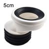 2/5/10cm Offset Toilet WC Misaligned Pan Connector Shifter Bowl Smooth Soil Pipe PVC Straight Eccentric Drain Nozzle Replacement