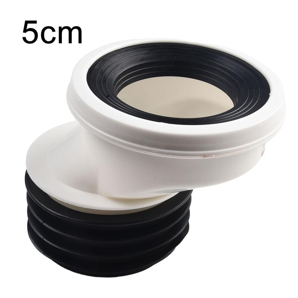 2/5/10cm Offset Toilet WC Misaligned Pan Connector Shifter Bowl Smooth Soil Pipe PVC Straight Eccentric Drain Nozzle Replacement