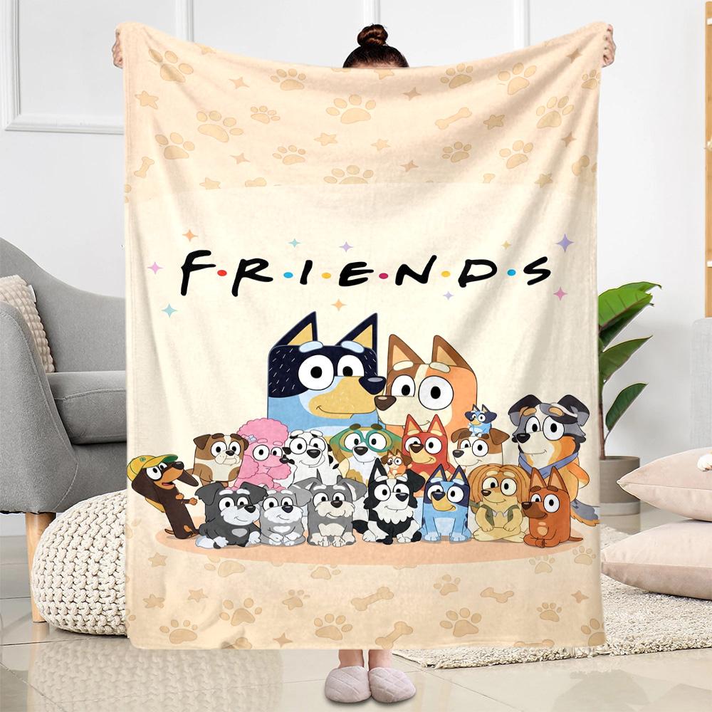 Bluey 7 Blanket Ultra-Soft Great for Bedding Couch Livingroom for All Occasions Modern Ideal Gift for Friends Family Couples Picnic