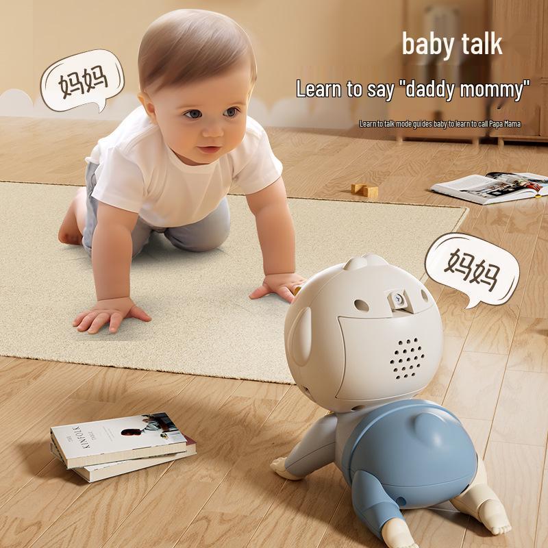 Crawling Baby Doll: Educational Toy for 0-1 Year Olds - Encourages Head Lifting and Crawling Skills