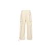 Li-Ning 3D Pocket Straight-Leg Reflective Casual Pants Unisex Pants Beige AKXR601-1