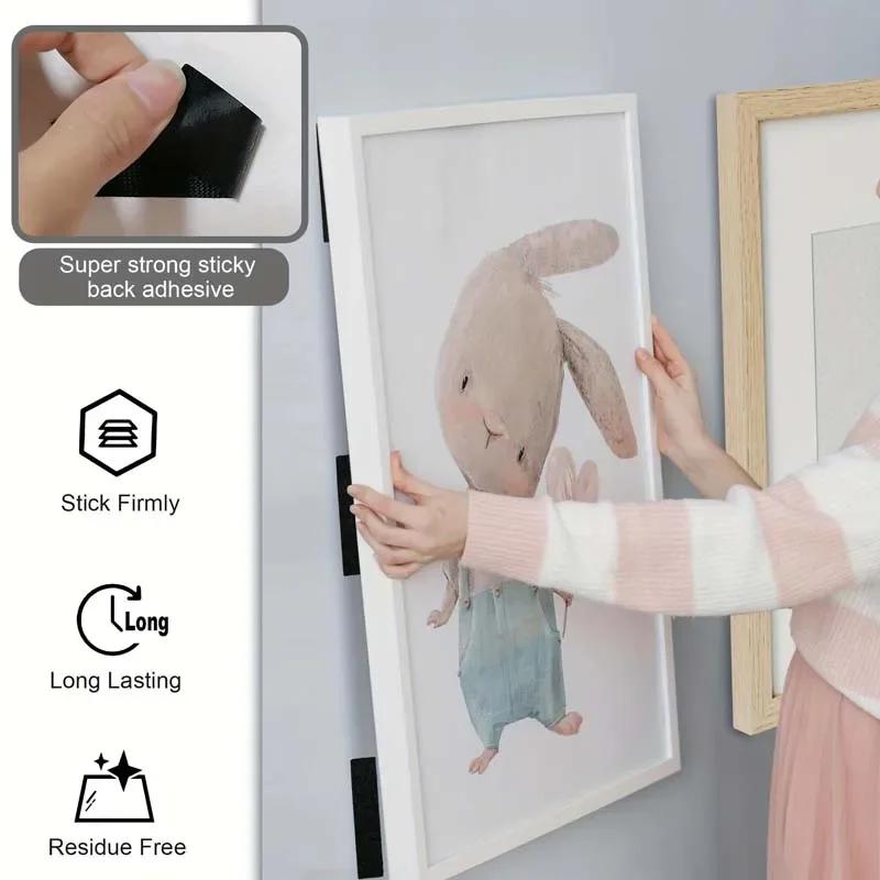 100 Stück doppelseitig Haushalt Gebrauch Klettverschluss Schwarzes Pad Fixierflicken Doppelseitige Matte Griffband Selbstklebend DIY Bekleidung