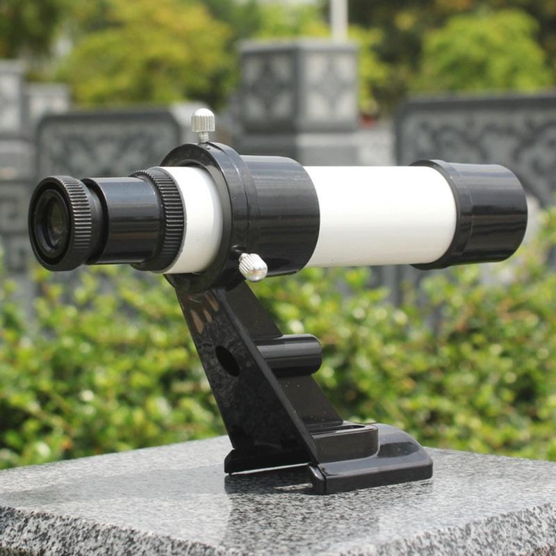 Accessori Telescopio Astronomico 5X24 Cannocchiali Cercatori Star Viewer Cannocchiale Cercatore Portatile con Staffa Base Supporto Montaggio