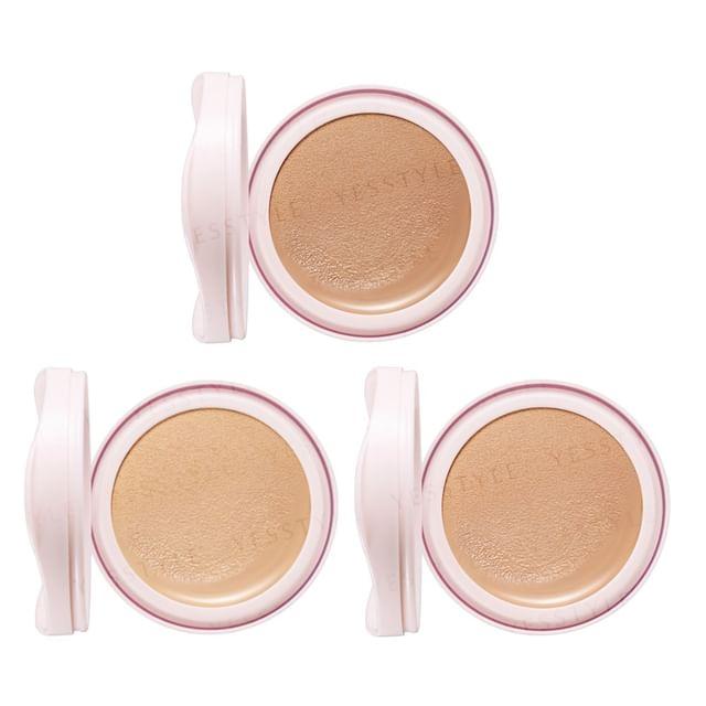 Kose - Esprique Aquary Skinwear Cover Cushion Foundation SPF 50 PA++++ 02 Natural Beige - 13g Refill