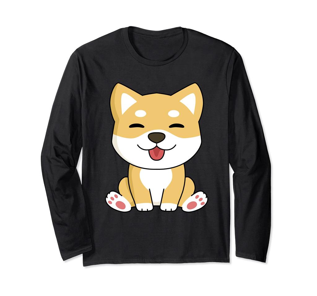 Cute Shiba Inu Gift for Cute Shiba Inu Long Sleeve Women, T-Shirt