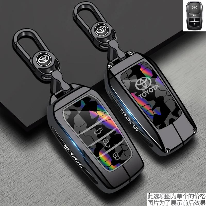 Car Remote Key Case Cover Shell For Toyota Corolla Prius Camry CHR C-HR RAV4 Altis Land Cruiser Prado Protector Keyless