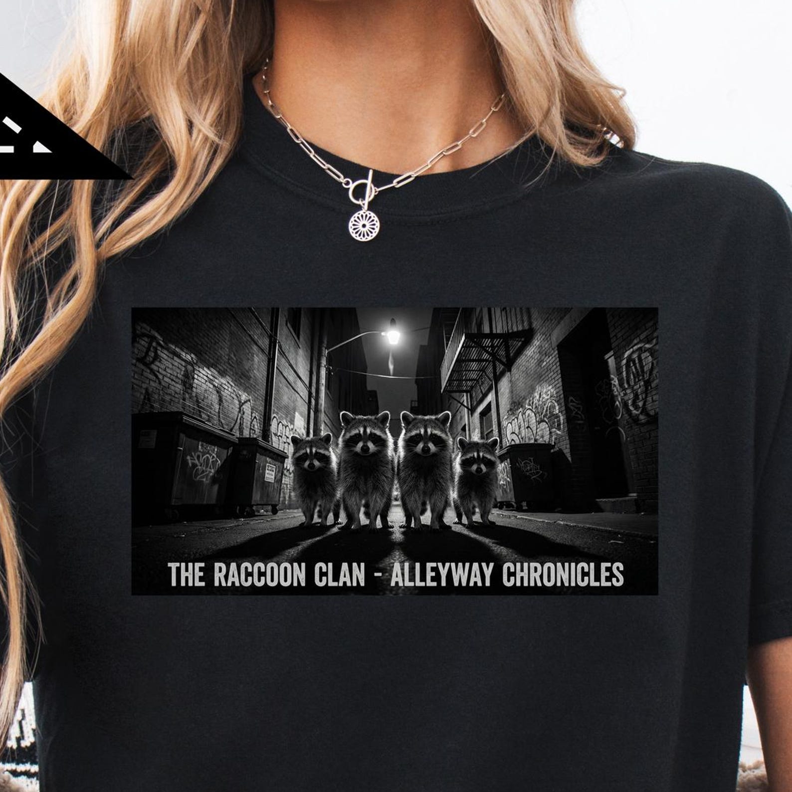 Raccoon Gang Tee, Ironic Unhinged Shirt, Vintage Retro Comfort Colors Graphic Tee, Raccoon Meme Shirt, Women 3XL
