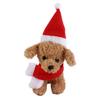 2Pcs/Set Santa Claus Scarf Christmas Pet Costume Set Christmas Decoration  Animal Decorate