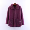 Plus Size 6XL Autumn and Winter Models Loose Imitation Mink Velvet Women's Thick Coat Coat Fur Collar Coat Women